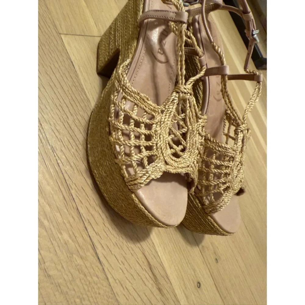 NEW! Anthropologie Vicenza Melissa Woven Platform Sandals - Picture 4 of 12